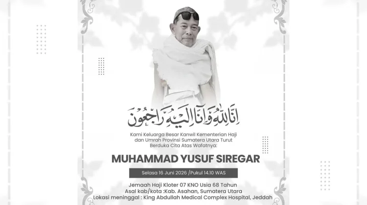 Jemaah Haji Asal Asahan Wafat di Tanah Suci