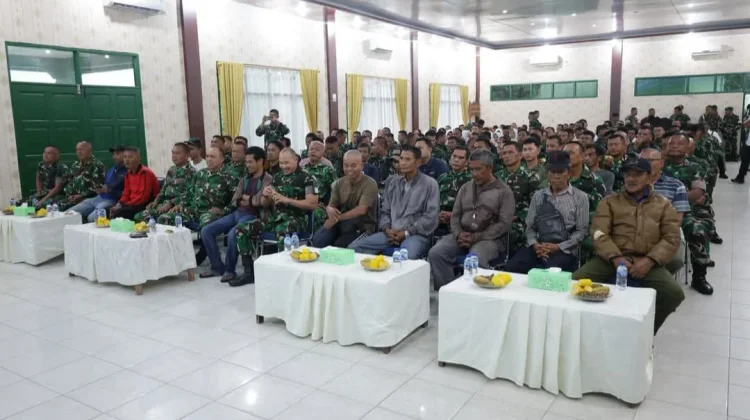Antusiasme Masyarakat Tinggi Nobar Piala Dunia di Kodim 0208 Asahan
