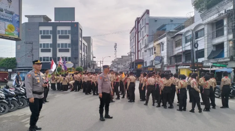 Polres Tanjungbalai Amankan Pawai Taaruf