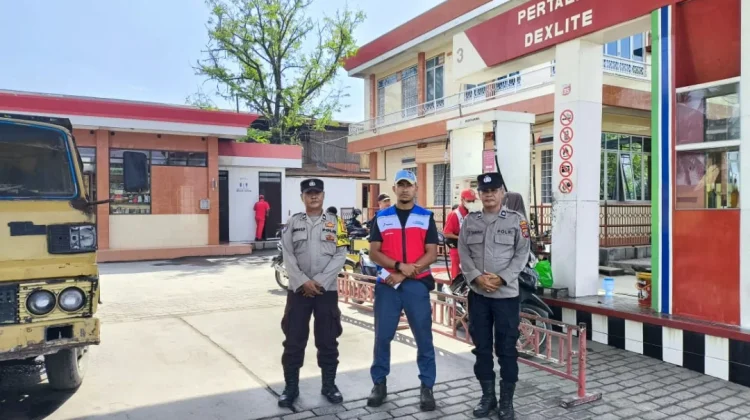 Polres Tanjungbalai Siagakan Personel di SPBU Pastikan Distribusi Lancar