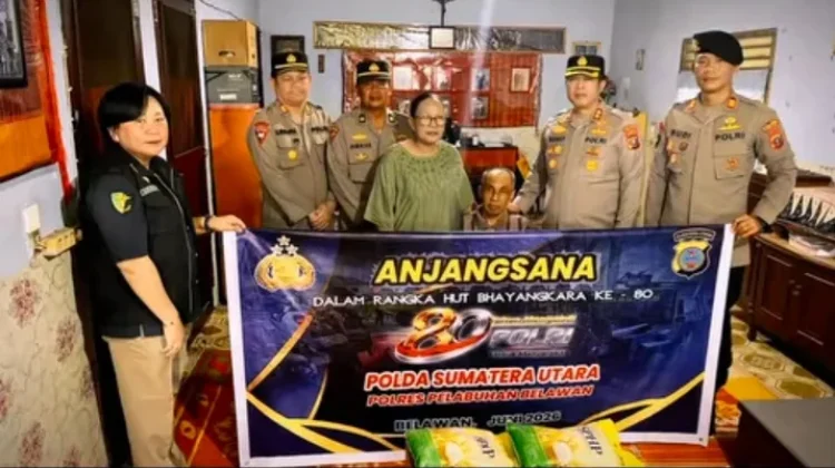 Sambut Hari Bhayangkara ke-80, Polres Pelabuhan Belawan Gelar Anjangsana