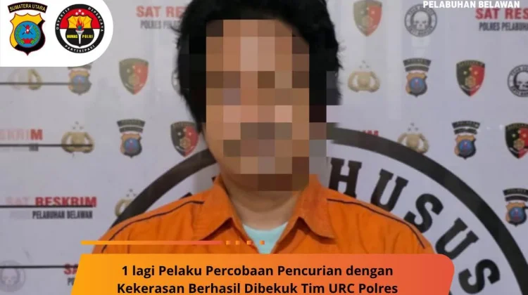Polres Pelabuhan Belawan Bekuk Pelaku Percobaan Pencurian dengan Kekerasan