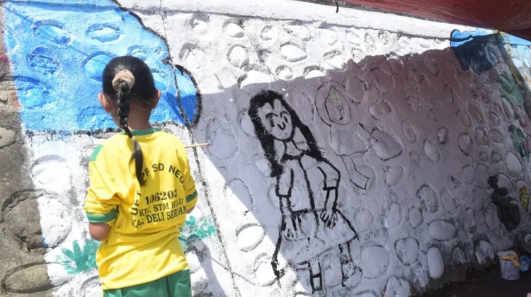 Sebanyak 17 Tim Ikuti Lomba Mural Kreatif di Percut