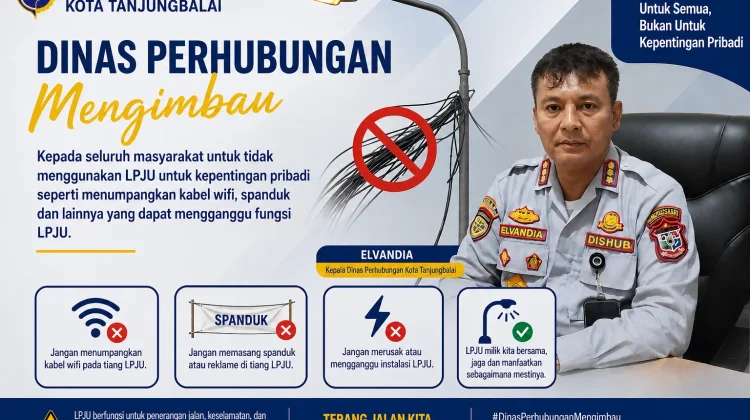 Tiang LPJU Bukan untuk Kepentingan Pribadi