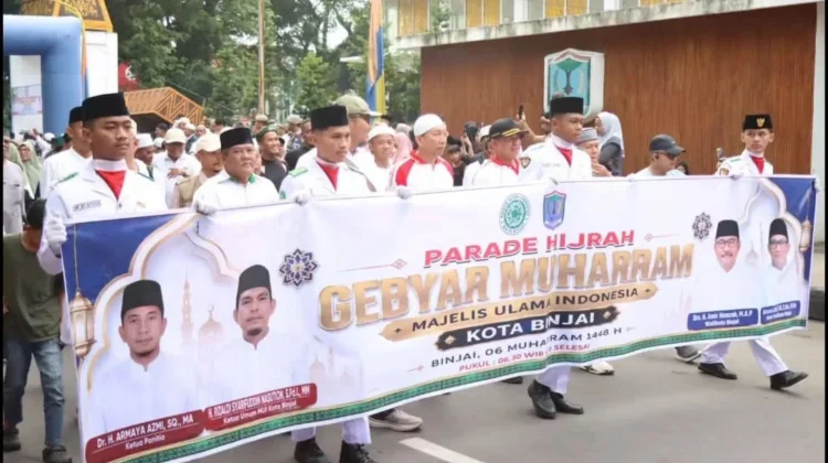 Wali Kota Binjai Lepas Parade Hijrah Tahun Baru Islam 1448 H