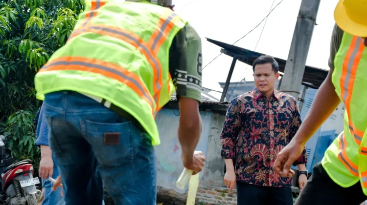 Wabup Sergai Tinjau Pembangunan Jalan Provinsi Sei Rampah–Tanjung Beringin