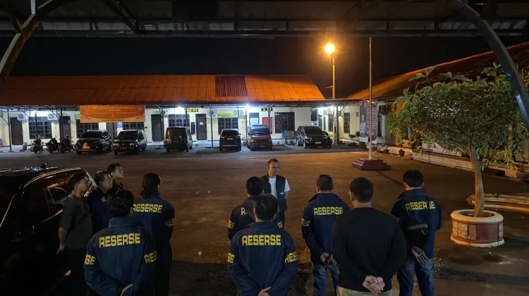 Sat Reskrim Polres Tebing Tinggi Patroli Antisipasi Kejahatan jalanan