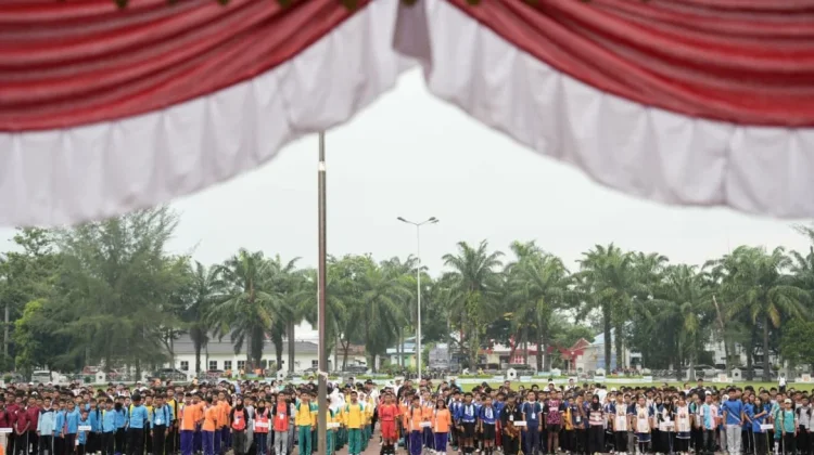 O2SN SMP Resmi Dibuka, Bupati Dorong Lahirnya Atlet Berprestasi Deli Serdang