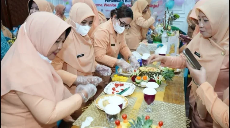 Dharma Wanita Persatuan Kota Binjai Gelar Lomba Kreasi Memasak Nasi Goreng