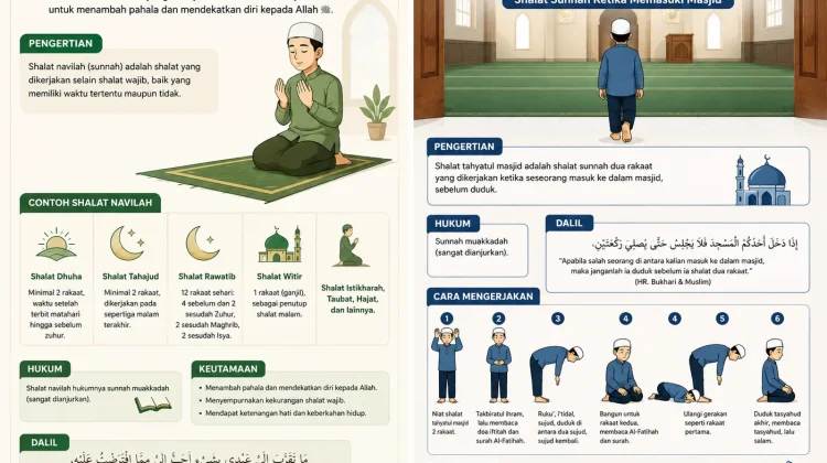 Salat Navilah dan Tahyatul Masjid