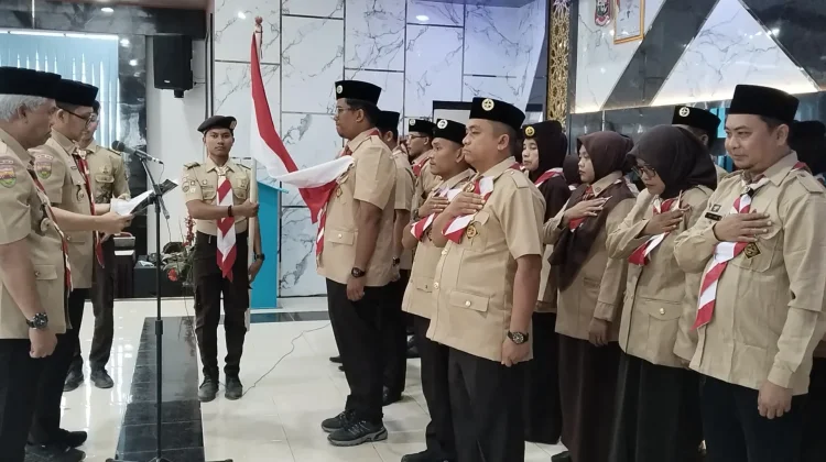 Wakil Wali Kota Tanjungbalai Lantik PAW Kwarcab Pramuka Periode 2021-2026