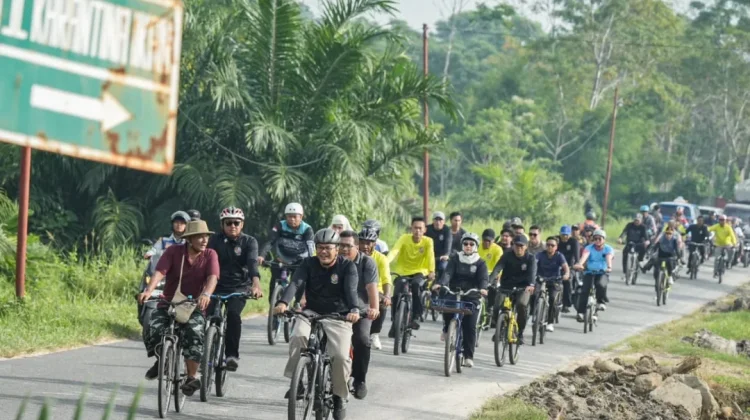 Peserta Antusias Hadiri Sepeda Tour de Deli Serdang