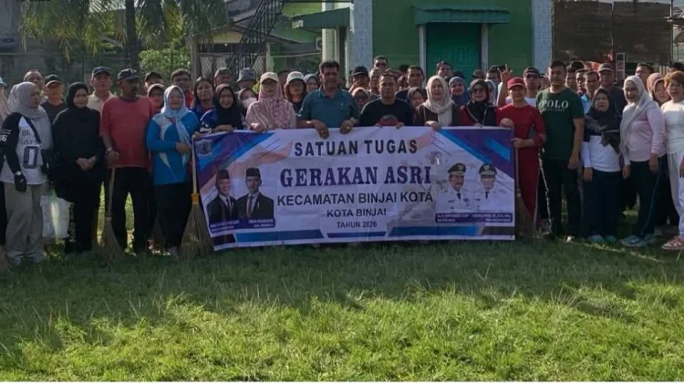Pemko Binjai Gelar ASRI di Lima Kecamatan, Wujudkan Kota Bersih, Sehat, dan Nyaman