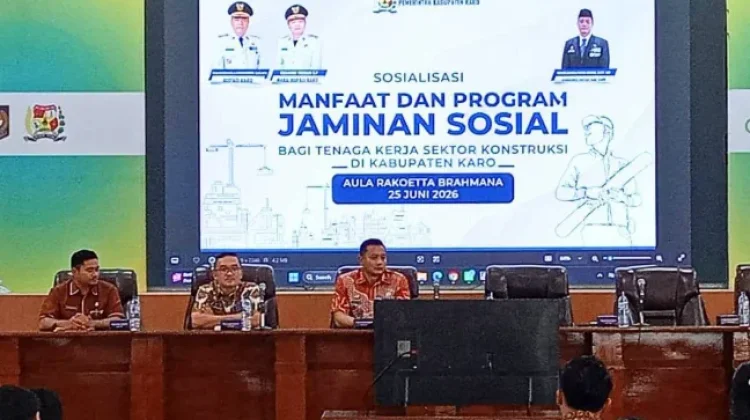 Pemkab Karo Gelar Sosialisasi Program Jaminan Sosial Ketenagakerjaan