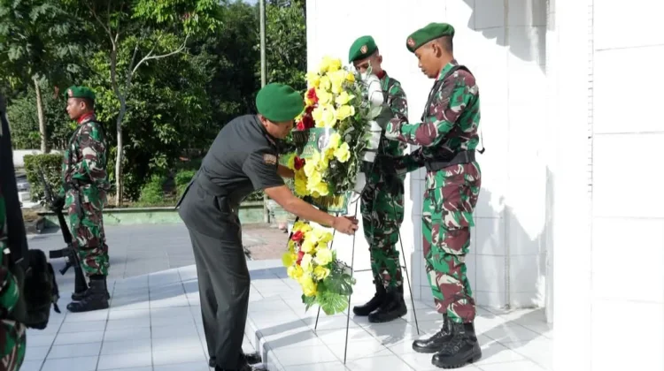 Kodim 0208 Asahan Ziarah Peringati Hut Kodam I/Bukit Barisan