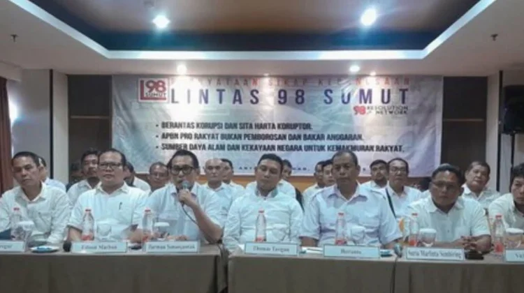 Aktivis Lintas 98 Sumut Dukung Program Pemerintah Prabowo-Gibran