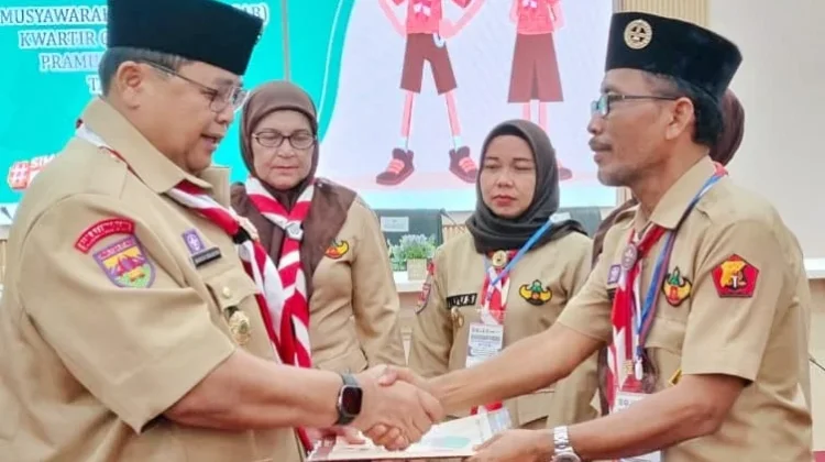 Mixnon Simamora Terpilih Pimpin Kwarcab Pramuka Simalungun