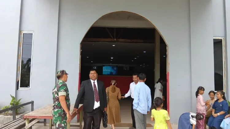 Kodim 0206/Dairi Perkuat Toleransi lewat Pengamanan Rutin di Rumah Ibadah