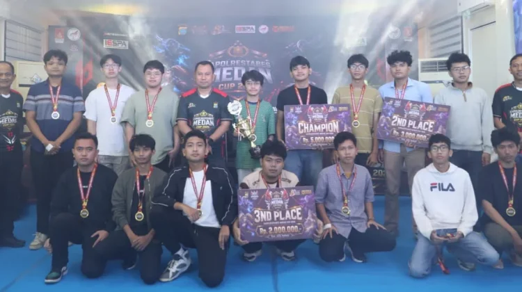 Turnamen Esports Polrestabes Medan Lahirkan Juara Baru