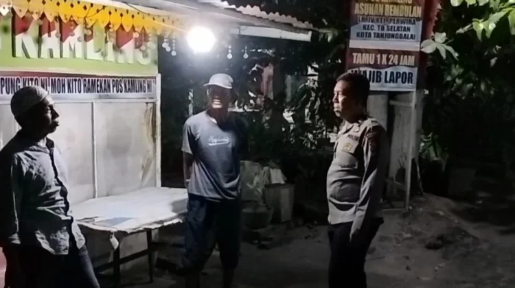 Tekan Angka Kejahatan, Polsek Tanjungbalai Selatan Dorong Aktifkan Ronda