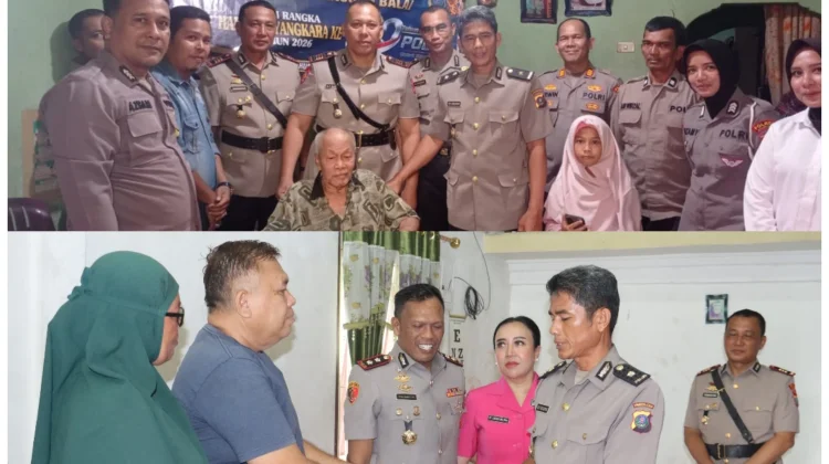 Polres Tanjungbalai Berbagi Kasih Sambut Hari Bhayangkara