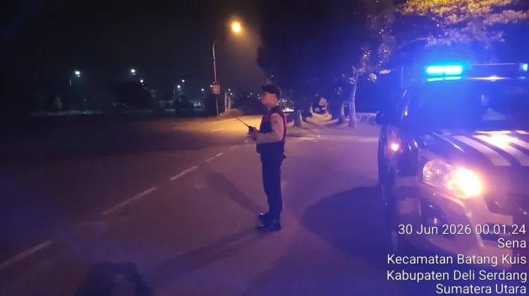 Polresta Deli Serdang Intensifkan Patroli Blue Light Cegah Gangguan Kamtibmas