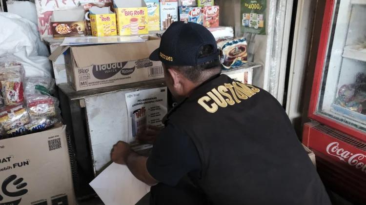 Tekan Rokok Ilegal, Bea Cukai Belawan Lindungi Penerimaan Negara