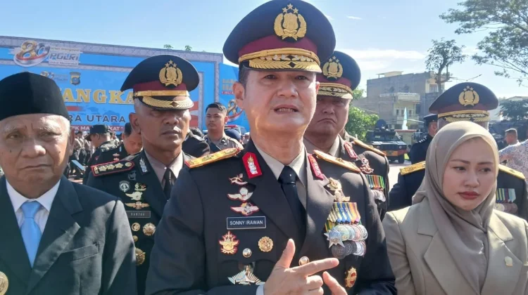 Polda Sumut Terima Tanda Kehormatan Nugraha Sakanti dari Presiden RI