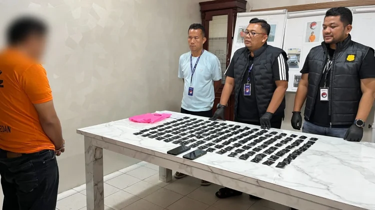 Satresnarkoba Polrestabes Medan Gagalkan Peredaran 128 Vape Narkoba