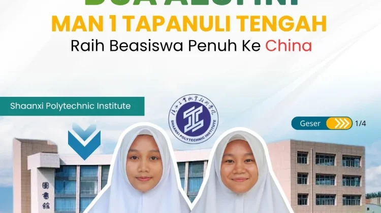Dua Alumni MAN 1 Tapanuli tengah Raih Beasiswa Penuh ke China