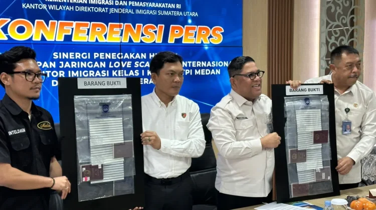 Imigrasi dan Polda Sumut Bongkar Sindikat Penipuan Bermodus Asmara