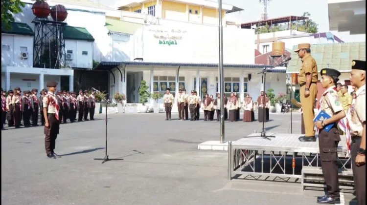 Wali Kota Binjai Lepas Kontingen Kwarcab Ikuti Jambore Daerah Sumut 2026