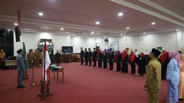 Pemkot Tanjungbalai Resmi Lantik 16 Pejabat Baru