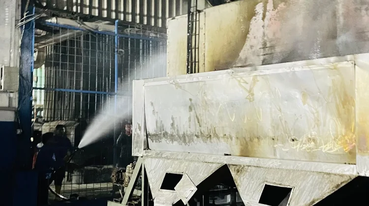 Mesin Oven Pengering Kelapa PT ASA Terbakar