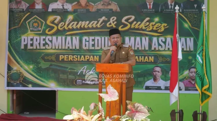 Wakil Bupati Asahan Resmikan Gedung Persiapan MAN 3