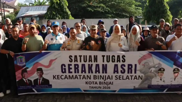 Pemko Binjai Galakkan Indonesia ASRI, Wujudkan Lingkungan Bersih dan Sehat