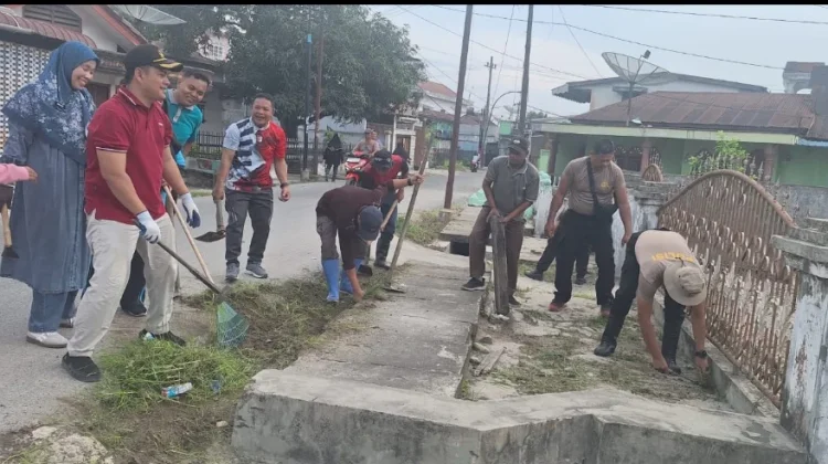 Sambut HUT RI, Forkopimcam TBU Gotong Royong