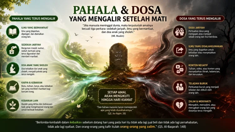 Pahala dan Dosa Mengalir setelah Meninggal Dunia