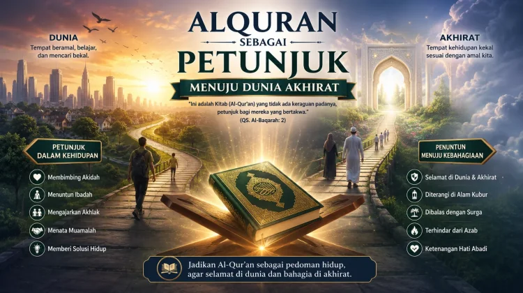 Alqur'an Menjadi Petunjuk Dunia dan Akhirat