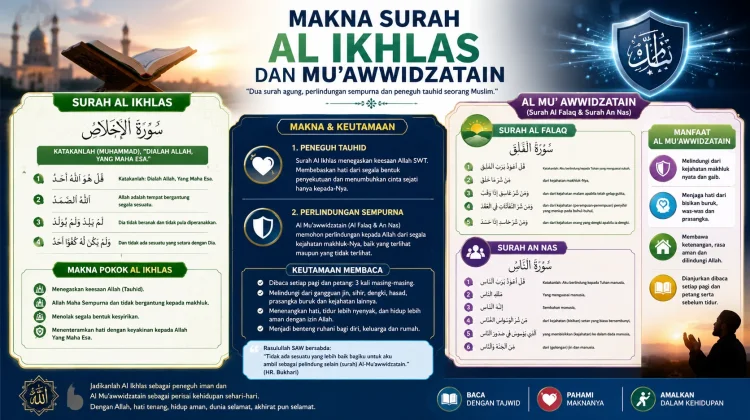 Makna surah Al-ikhlas dan Mu'awwidzatain
