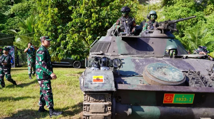 Pangdam I/BB Tinjau Uji Siap Tempur Pleton Yonkav 6 /NK