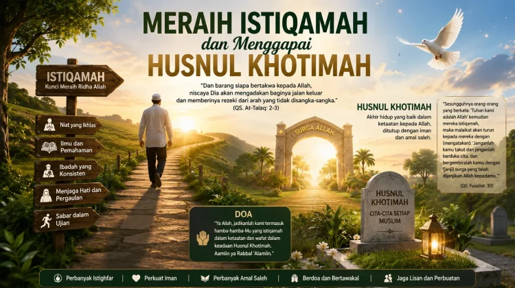 Meraih istiqamah Menggapai Husnul khotimah