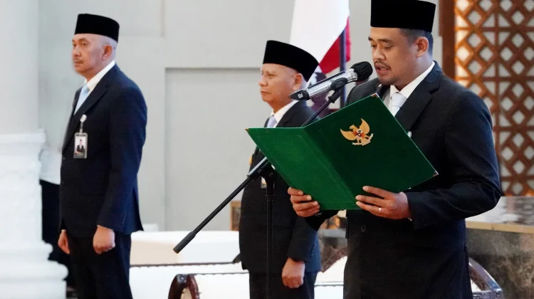 Bobby Nasution Lantik 8 Pejabat Eselon II