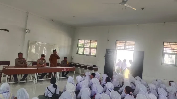 Kapolsek Datuk Bandar Ajak Siswa Bijak Medsos hingga Jauhi Narkoba