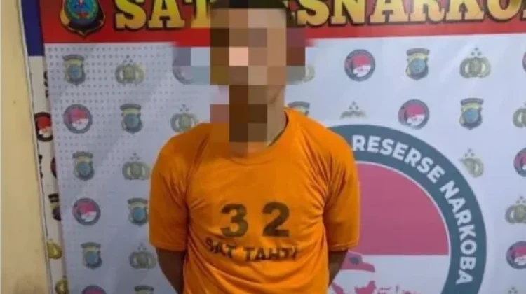 Satresnarkoba Polres Tanjungbalai Tangkap Seorang Pria Diduga Pengedar Narkoba