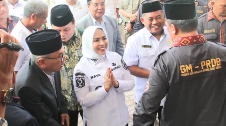 Bupati Labuhanbatu Hadiri prosesi Pengukuhan DPP dan DPD GMPRDB