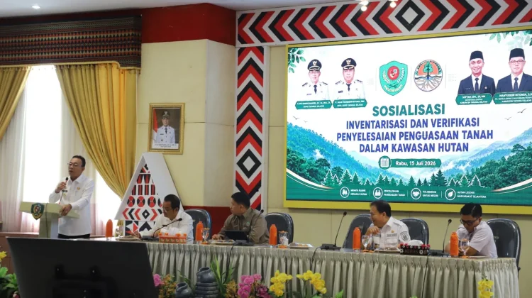 Gus Irawan Buka Sosialisasi Penyelesaian Penguasaan Tanah di Kawasan Hutan