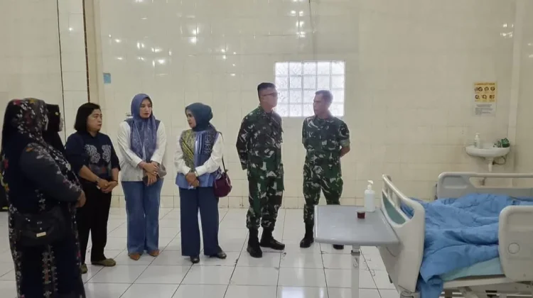 Wujud Kepedulian, Dandim 0208/Asahan Jenguk Anggota