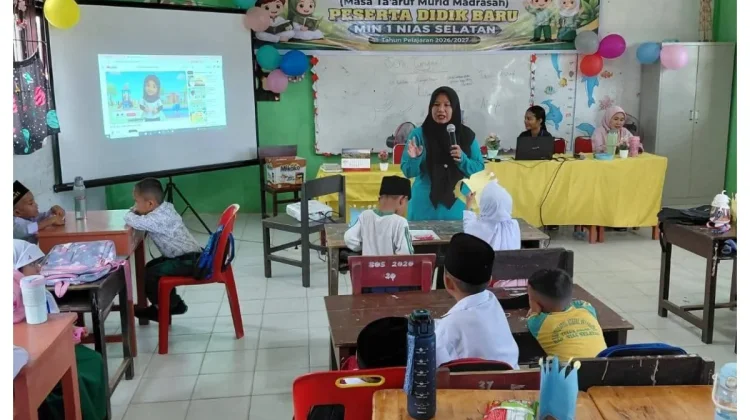 Wujudjan Madrasah Ramah Anak, MIN 1 Nisel Gelar Kampanye Anti Perundungan