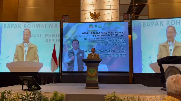 Wamenhut Tekankan Kolaborasi Selamatkan Orangutan Sumatra dan Tapanuli